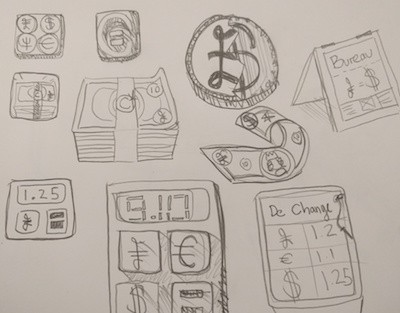 Sketch as many ideas as possible.